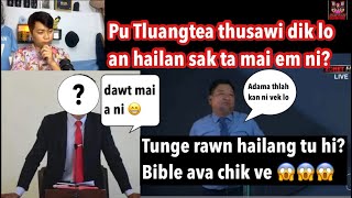 Pu Tluangtea thusawi diklo an hailan sak ta mai em ni 😱 [upl. by Yelahs]