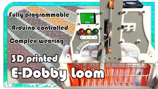 Table loom with electric EDobby upgrade [upl. by Airbma]