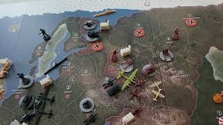 Axis and Allies 1942 Second Edition  Hilltop vs The Computer [upl. by Ahsenauq691]