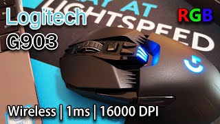 Logitech G903 Lightspeed 電競滑鼠  開箱詳細試玩 [upl. by Conlee]