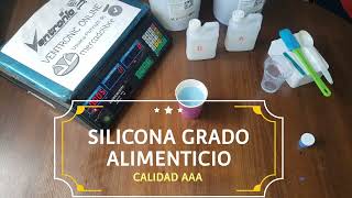 Caucho de silicona grado alimenticio tutorial y ventas [upl. by Maffa]