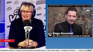 Diego Giacomini entrevista de Romina Manguel en Radio con vos FM899 [upl. by Ifok]