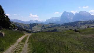 Schlern Rosszähne Plattkofel amp Langkofel vom Puflatsch aus [upl. by Petula]