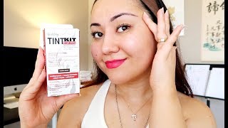 TINTING MY BROWS AT HOME  Amazons 1 BEST SELLER Godefroy BROW TINTING KIT Review  Zulayla [upl. by Nihhi]