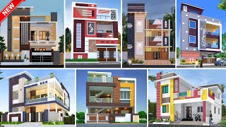 Top 40 Modern 2 Floor House Front Elevation Designs 2022  Double Floor Small Home Front Designs [upl. by Pierette]