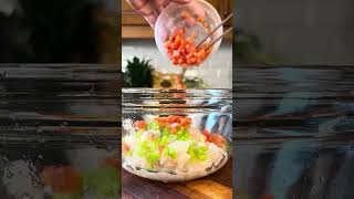 Ceviche recipe with Casa Bonita Chips amp Tajin Clasico recipe mexicanfood casabonitafoods tajin [upl. by Singhal]