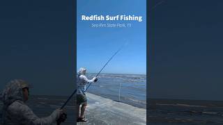 Redfish Surf Fishing on the Texas Coast [upl. by Ennaej]