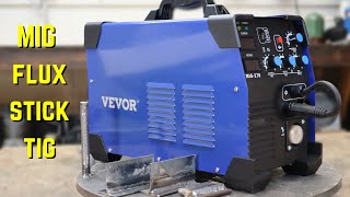 Welder Review VEVOR 270 Multi Process MIG FLUX STICK TIG [upl. by Bechler]