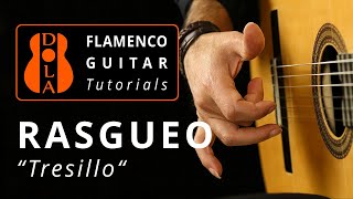 Flamenco Guitar Basics 1  Rasgueo quotTresilloquot  Tutorial  Lesson with Bino Dola [upl. by Dow]