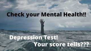 Depression Test Are you Depressed Its time to talk [upl. by Rochette997]