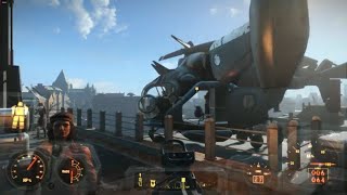 Fallout 4 Suba a Bordo do Vertibird e Encontre o Ancião Maxson part47 [upl. by Esidarap]