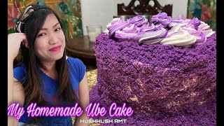 Red Ribbon Ube Cake  Easy Ube Cake  How To Make Ube Cake [upl. by Eruot277]