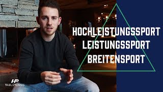 Breitensport Leistungssport amp Hochleistungssport [upl. by Ilke144]