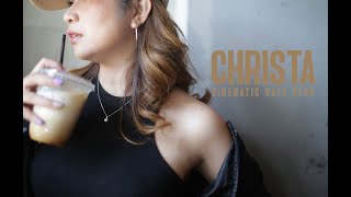 CHRISTA  A Cinematic Cafe Vlog  Shots on iPhone 11 Handheld [upl. by Levitus]