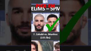 UFC FIGHT NIGHT EDMONTON FULL CARD PREDICTIONS ufc viralvideo funny shorts fyp comedy lazy [upl. by Ruthanne]