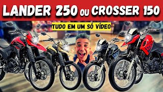 LANDER 250 OU CROSSER 150 DIFERENÇASPREÇOPARCELASREVISÕESCONSÓRCIO E CONSUMO [upl. by Frannie]