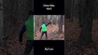 Disc Golf at Clatter Valley Hole 8 discgolf dog [upl. by Wilonah]