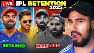 🔴KL Rahul to RCB🔥 Rohit RETAINED  IPL RETENTIONS Watchalong DeadmanSays [upl. by Bendicty]