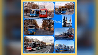 Trams and Buses in Chemnitz  Part 2  Germany 2018  Straßenbahnen und Busse in Chemnitz  Teil 2 [upl. by Fitzhugh]