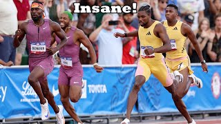 Fastest 200m Olympic Trials Race in History [upl. by Llennej]