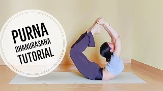 Purna Dhanurasana Tutorial l Full Bow pose l Teardrop Shape [upl. by Pavla357]