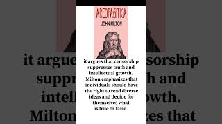 Areopagitica by Milton Exam points [upl. by Ettenyl130]