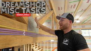 Building My Dream Shop RRHQ Misc Tasks Ep 77 [upl. by Dielle123]