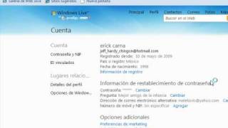 como cambiar tu contraseña de hotmail [upl. by Truc]