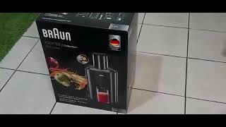 Braun Juicer J300 Unboxing [upl. by Llenal]