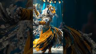 A Woman Fuses with A Tiger on AGT americagottalent agt magic talent shorts [upl. by Husein388]