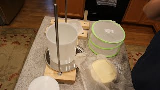 Cheesemaking  Italian Montasio Cheese [upl. by Dnomra32]