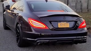 Mercedes Cls550 Stage 2 Straight pipe  Brutal Exhaust sound [upl. by Lodge791]