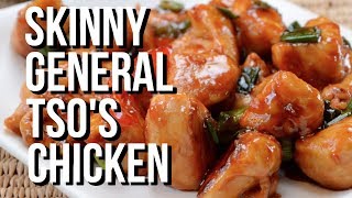 SKINNY GENERAL TSOS CHICKEN  Weight Watchers Recipe  8 Point Dinner [upl. by Skurnik]