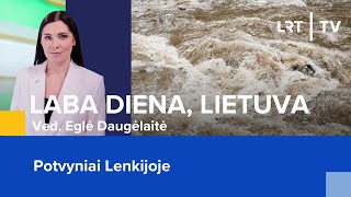 Potvyniai Lenkijoje  Laba diena Lietuva  20240919 [upl. by Eyla]