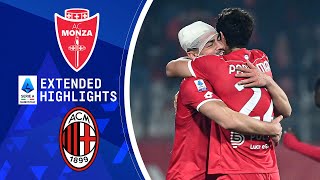 Monza vs AC Milan Extended Highlights  Serie A  CBS Sports Golazo [upl. by Maible]