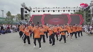 Flashmob CLB KỸ NĂNG DTU SKILL CLUB  Ngày hội Sinh viên Duy Tân  quotToả sáng vươn xaquot [upl. by Engelhart]