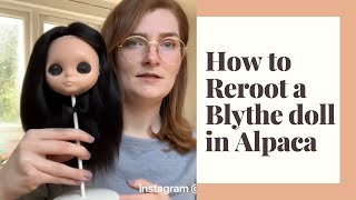 How to reroot a Blythe knot method Alpaca [upl. by Artie]