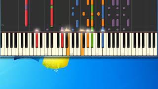 Genesis Entangled Synthesia Piano Piano Tutorial Synthesia [upl. by Tomaso483]