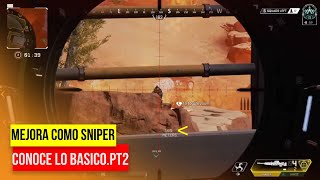 Apex Legends Sniper Training  Conoce como funcionan las mirillas de los snipers [upl. by Lledal207]