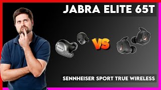 Jabra Elite 65t vs Sennheiser Sport True Wireless Comparison [upl. by Zaria895]