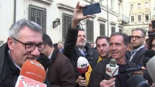 Landini alluscita dallincontro con Meloni sulla manovra quotPasso avanti Non si è riusciti a farloquot [upl. by Addam]