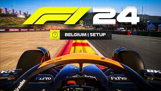 F1 24 V2 Belgium Hotlap  Setup [upl. by Ahsinauj]