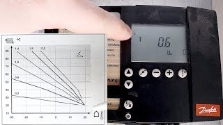 Heizkurve Kennlinie amp Vorlauftemperatur richtig einstellen  Heizung wird nicht warm  was tun [upl. by Hasile]