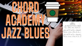 Chord Academy Pre Jazz Blues Pro Comping voicings and pdf [upl. by Treborsemaj998]