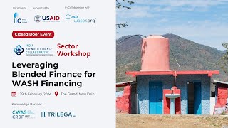 Leveraging Blended Finance for WASH Financing [upl. by Ysirhc]