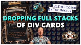 PoE 8 DOCTORS  Dropping full stacks of div cards with the new scarabs  Stream Highlights 822 [upl. by Syah]