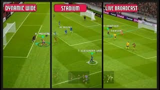 Which PES 2020 Camera Is Better  Dynamic Wide • Stadium • Live Broadcast [upl. by Naffets743]