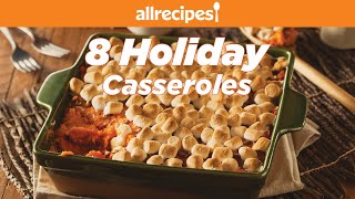 8 Easy amp Delicious Thanksgiving Casseroles  Thanksgiving Recipes  Allrecipescom [upl. by Margette919]