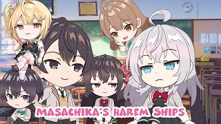 Alya x Masachika Kuze  Masachikas Harem Ships Roshidere  Anime Characters React to Each Other [upl. by Willcox362]