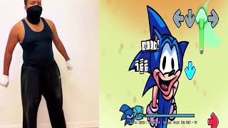 FNF SONIC SEZ — Sonic Says No Good Song In Real Life [upl. by Ellennad522]